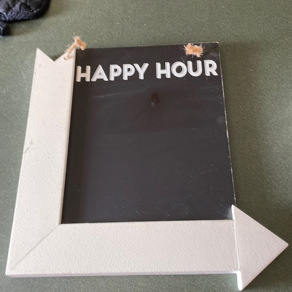 Happy hour sign
